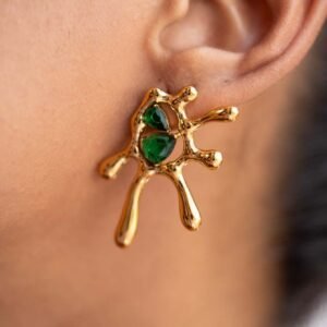 Emerald Melt Stud