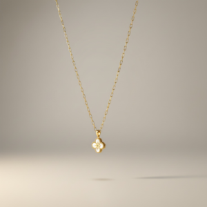 Ivory Clover Charm