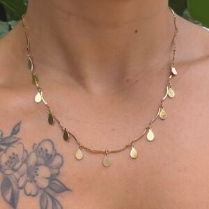 Golden Dewdrop Necklace